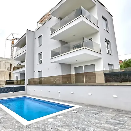 Luksusowy Z Podgrzewanym Basenem I Widokiem Na Morze * Trogir